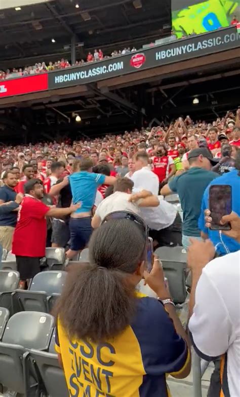 Footage Has Emerged Of Fans Fighting Each Other In The Stands During