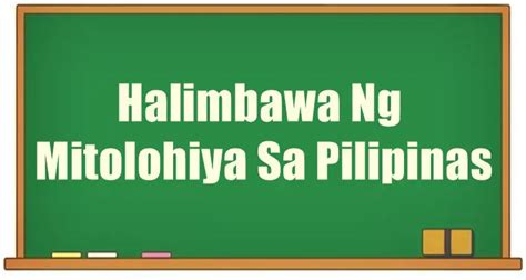 Halimbawa Ng Mitolohiya Sa Pilipinas (10+ Halimbawa)