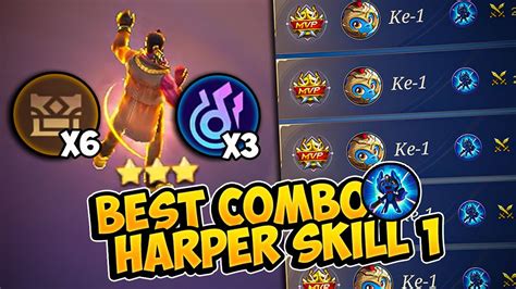 BEST COMBO SEASON INI HARPER SKILL 1 Magic Chess YouTube