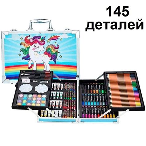 Набор для творчества и рисования, чемодан канцелярии подарок - купить с ...