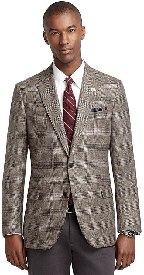 Brooks Brothers Fitzgerald Fit Plaid Deco Sport Coat Shopstyle