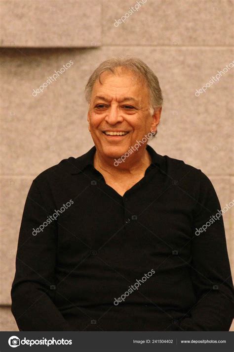 Indian Conductor Zubin Mehta Smiles Rehearsal His New Year Concert ...