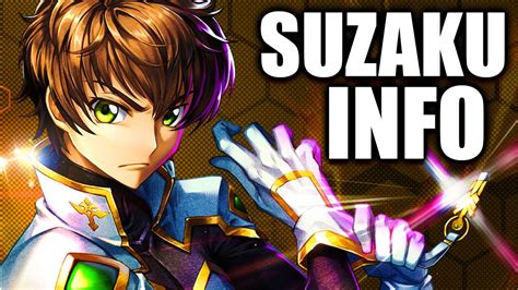 Suzaku New Unit Info Reveal Reaction Last Cloudia X Code Geass