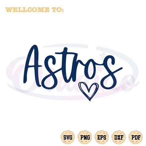 Houston Astros Designs Bundle Svg Digital File Mlb Svg Astros Svg