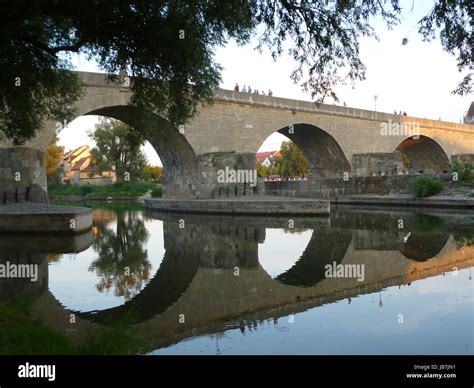 stone bridge regensburg Stock Photo - Alamy