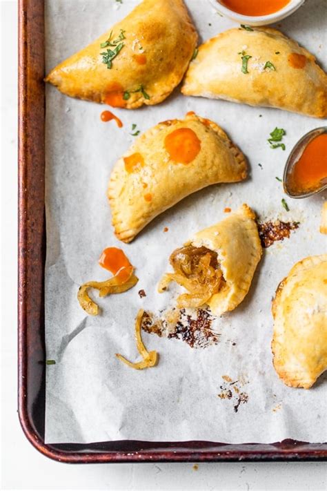 Caramelized Onion Empanadas (Chilean pequenes) - Skinnytaste