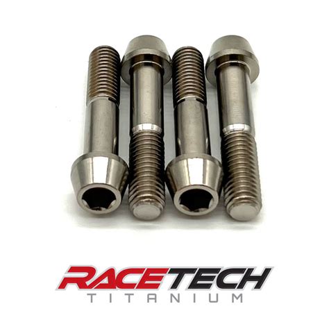 Titanium Front Axle Pinch Bolts Yamaha Yfz R Racetech Titanium