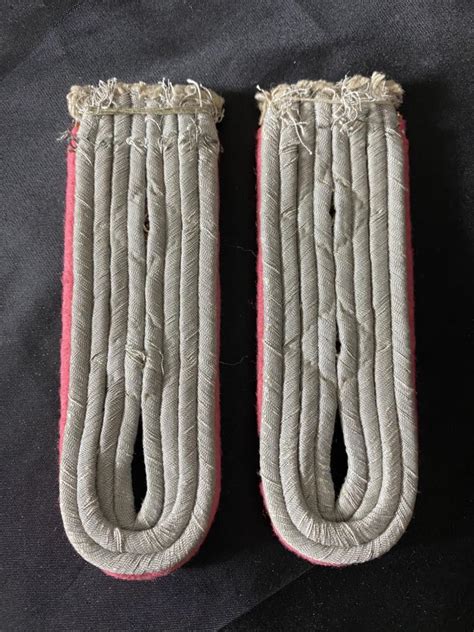 Chase Militaria Ww German Panzer Officer S Shoulder Boards