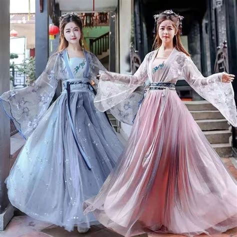 2022 Traditional Women Flower Hanfu Dress Ancient Chinese Costume Beautiful Dance Hanfu