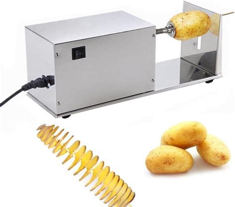 Li Bai Commercial Electric Potato Slicer Stainless Steel Twisted Potato