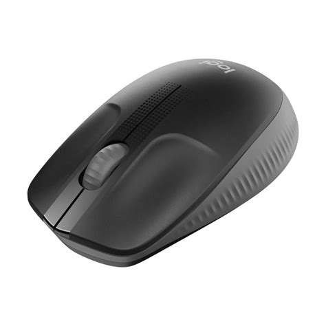 Logitech M190 Wireless Optical Ambidextrous Office Mouse — Charcoal