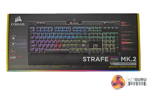 Corsair Strafe RGB MK.2 Keyboard Review | KitGuru