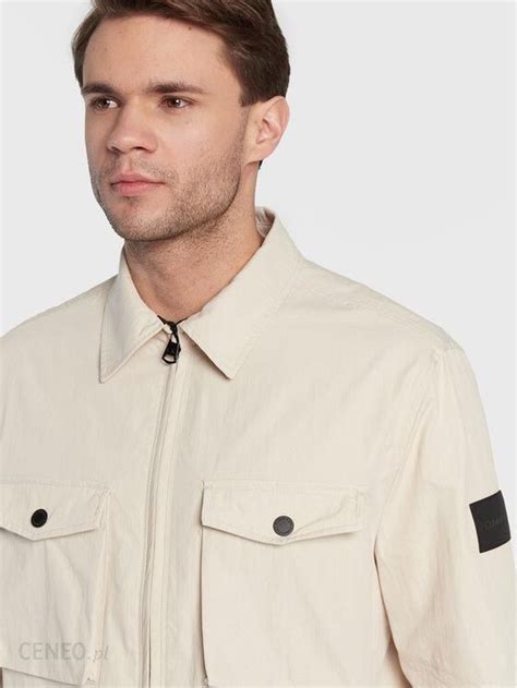 Calvin Klein Kurtka przejściowa K10K107136 Beżowy Regular Fit - Ceny i ...