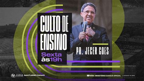 CULTO DE ENSINO PR JECER GOES 01 04 2022 YouTube