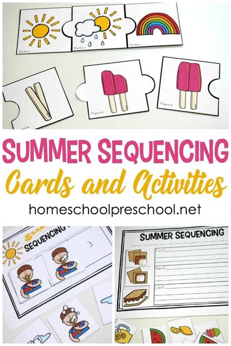 4 Step Sequencing Pictures Printable Pdf Free