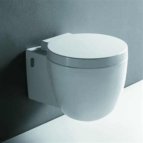 Wc Toilette Sp Lrandlos Wandmontage Mit Softclose Sitz Rund