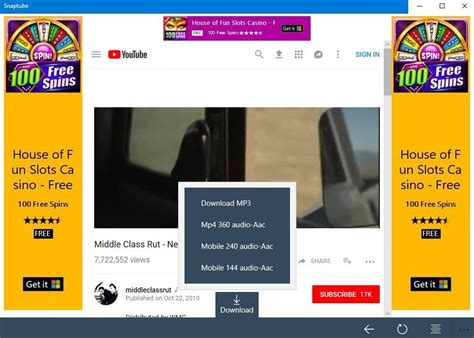SnapTube 1.4 - Download for PC Free