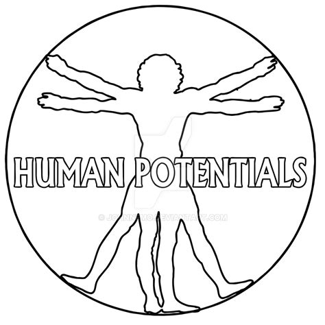human potentials logo lineart  johnnemo  deviantart