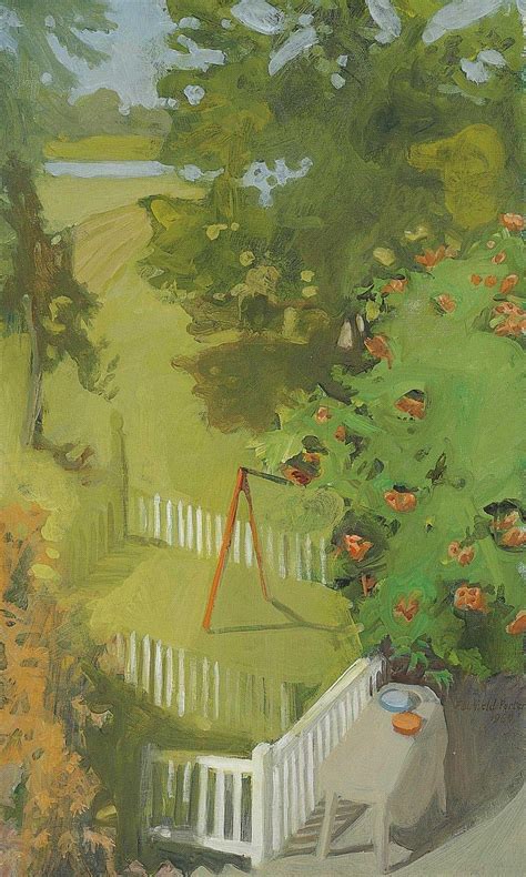 Play Yard Fairfield Porter 1960 Oil On Canvas 40 X 24 Private