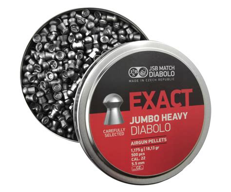 Пули JSB Exact Jumbo Heavy Diabolo 5 5 мм 1 175 грамм 500 штук