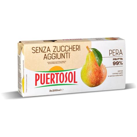 Succo Alla Pera Senza Zuccheri Aggiunti Puertosol Eurospin Spesa Online