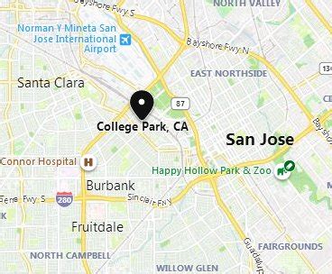 Where Is College Park San Jose Nbhd California See Area Map More