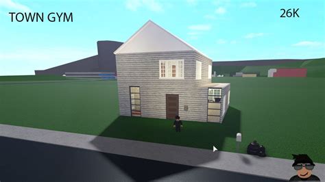 Bloxburg Gym Speed Build 26k YouTube