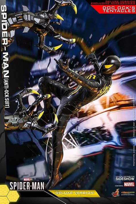 Hot Toysmarvel Spider Man Game Spider Man Anti Ock Suit Desertcart India
