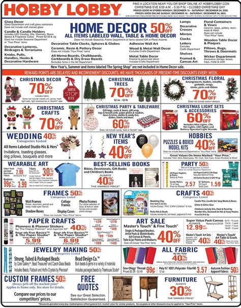 Hobby Lobby Ad Holiday Dec 18 24 2022 WeeklyAds2