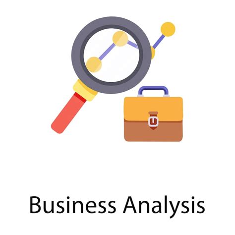 Premium Vector Business Analysis Icon Designed In Flat Style