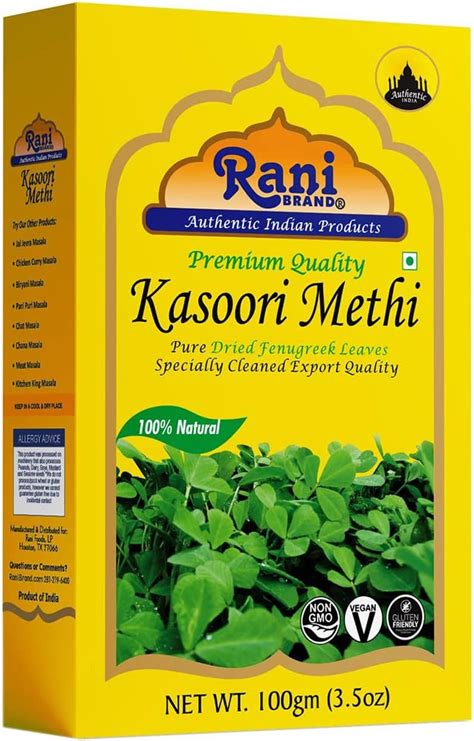 Rani Fenugreek Leaves Dried Kasoori Methi Oz G All Natural