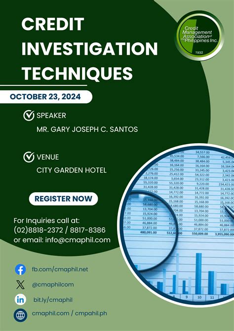 Credit Investigation Techniques Cmap Events