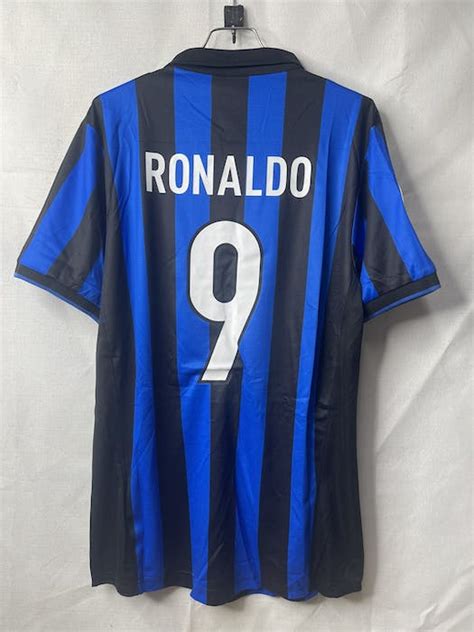 Nike 98-99 Inter Milan Ronaldo Home Soccer Jersey | Grailed