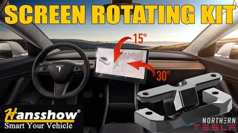 Tesla Model 3y Accessories Hansshow Rotating Screen Install And Review