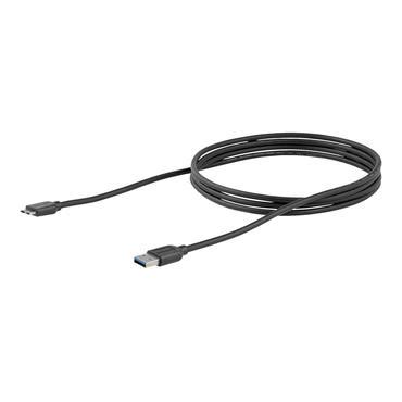 Startech M Ft Slim Usb A To Micro B Cable M M