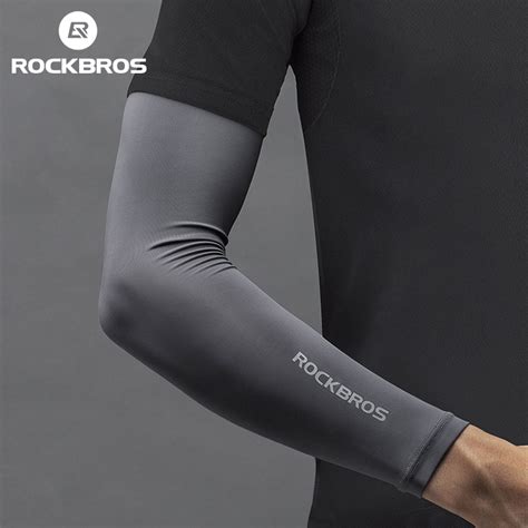 Rockbros Cycling Ice Fabric Running Camping Arm Warmers Basketball