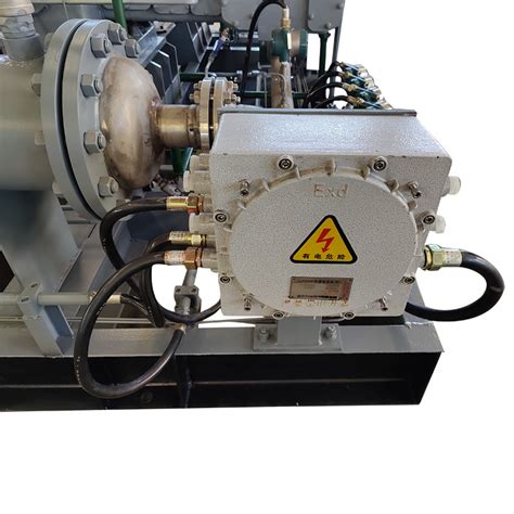 High Pressure Diaphragm Natural Gas Compressor Station For Nitrogen Gas