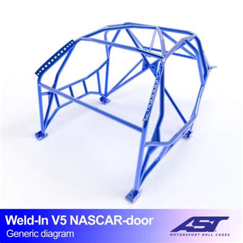 Roll Cage Bmw E36 3 Series 3 Doors Compact Rwd Weld In V5 Nascar Door For Drift