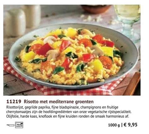 Risotto Met Mediterrane Groenten Aanbieding Bij Bofrost Folders Nl