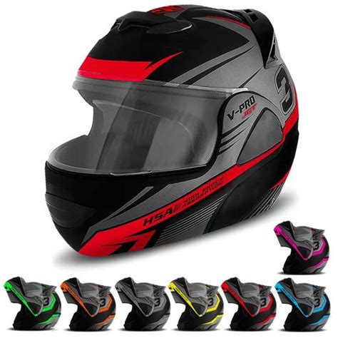 Capacete Escamote Vel Pro Tork V Pro Jet Robocop Fundo Preto