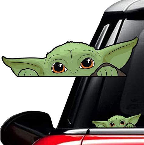 Buy Pack Baby Yoda Car Decal Baby Yoda Sticker The Mandalorian Car