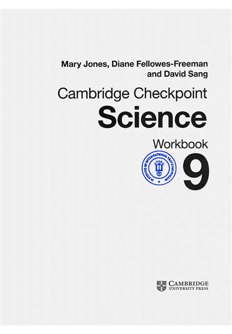 Cambridge Checkpoint Science Workbook 9 Phy AP World History Studocu