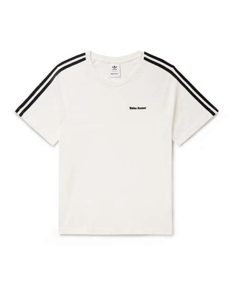 Adidas Originals Wales Bonner Webbing Trimmed Organic Cotton Jersey T