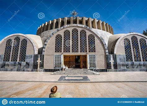 Church Of Our Lady St Mary Of Zion Axum Ethiopia Editorial Stock