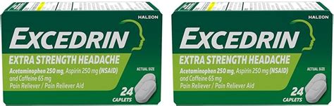 Amazon Excedrin Extra Strength Caplets For Headache Pain Relief