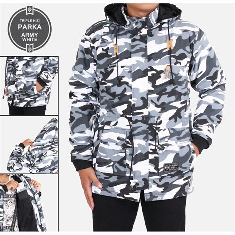 Jual Jaket Parka Pria Elegant Parka Army Sensor Parka Canvas Parka