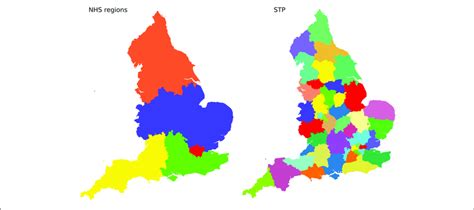 Boundaries Of 5 Nhs Regions Left And 44 Sustainability And