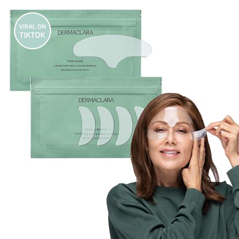 Dermaclara Silicone Face Patches For Wrinkles And Fine Lines Anti Wrinkle Facial