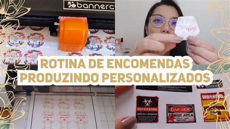 VLOG Rotina De Encomendas Muitos Adesivos YouTube