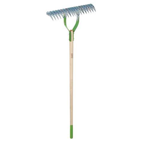 Ames 19-Tine Adjustable Thatch Rake-2915100 - The Home Depot